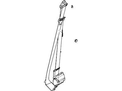 Ford 9C2Z-37611B08-AC Seat Belt Assy