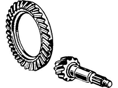 Ford E4TZ4209C Gear And Pinion Assembly - Driving E4TZ4209C Ford Gear And Pinion Assembly - Driving Illustration 1 of 1
