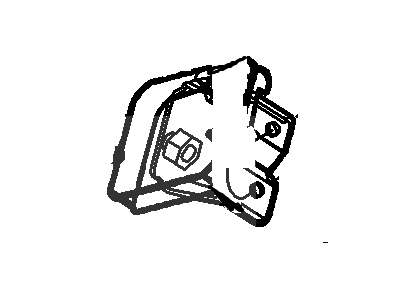 Ford F2UZ-1667336-A Bracket - Armrest, Passenger Side F2UZ-1667336-A Ford Bracket - Armrest, Passenger Side Illustration 1 of 1