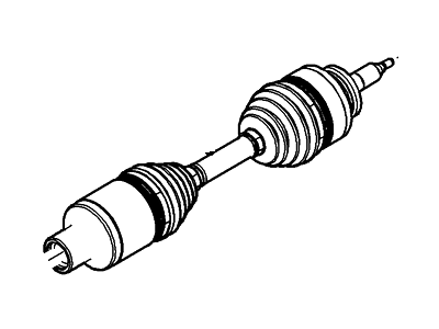 Ford AL3Z-3A428-A Shaft - Front Axle
