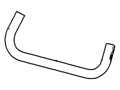 4L5Z-18472-FA Ford Hose - Heater Water Illustration 1 of 1