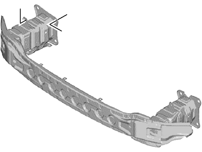 EJ7Z-7810852-A Ford Cross Member Assembly Illustration 1 of 1