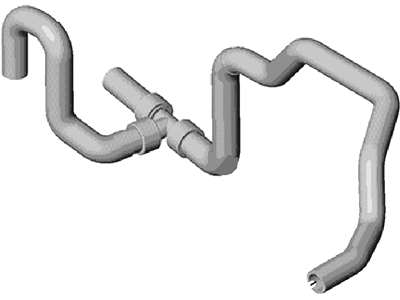 DS7Z-18N345-B Ford Hose - Heater Water Illustration 1 of 1