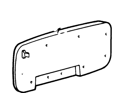 Lincoln XF3Z-5406024-AAC Door Assembly - Glove Compartment