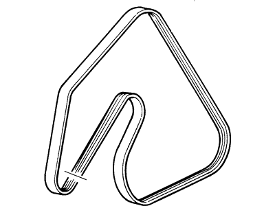 Mercury Cougar V-Belt - XS2Z-8620-MB