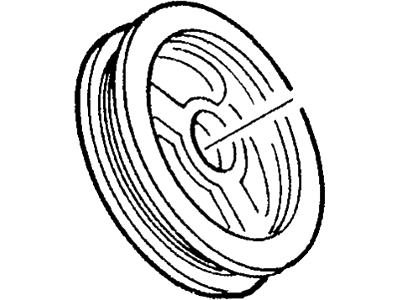 Lincoln F5OY-6316-A Pulley - Crankshaft