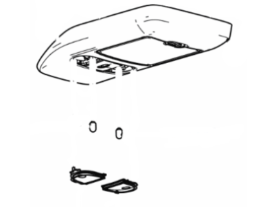 Lincoln 8L3Z-16519A70-BB Console Assy - Overhead