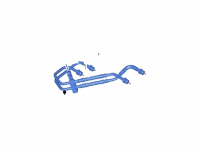 Ford JR3Z-2C360-A Tube Assembly - Brake JR3Z-2C360-A Ford Tube Assembly - Brake Illustration 1 of 1
