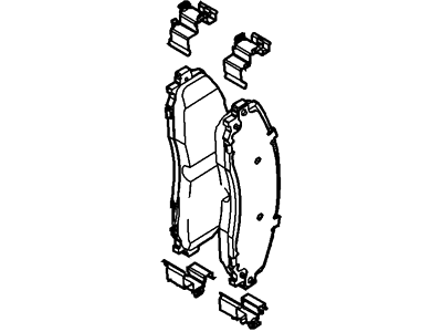 Ford DC3Z-2200-D Pad - Brake