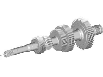 Ford DA6Z-7017-A Shaft - Input DA6Z-7017-A Ford Shaft - Input Illustration 1 of 1