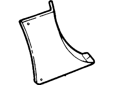 Mercury YF5Z-1202345-AAB Panel - Cowl Side Trim