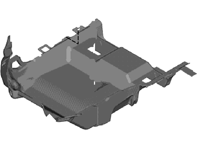 Ford CJ5Z-7813000-AB Insulator - Floor, Passenger Side CJ5Z-7813000-AB Ford Insulator - Floor, Passenger Side Illustration 1 of 1