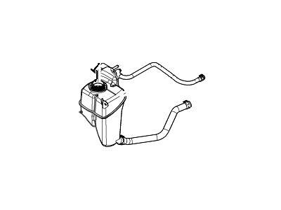 XW4Z-8A080-AA Ford Tank Assembly - Radiator Overflow Illustration 1 of 1