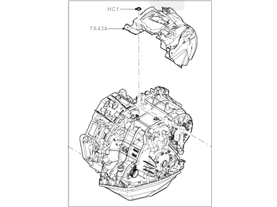 Mercury 6G1Z-7000-ARM Remanufactured Automatic Transmission Assembly