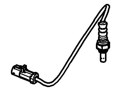 5F9Z-9G444-AA Ford Sensor - Exhaust Gas - Oxygen Illustration 1 of 1