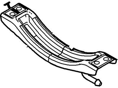 Ford 5F9Z-5A204-A Bracket - Exhaust Pipe Mounting 5F9Z-5A204-A Ford Bracket - Exhaust Pipe Mounting Illustration 1 of 1