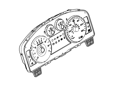 Lincoln 6E5Z-10849-DA Instrument Cluster