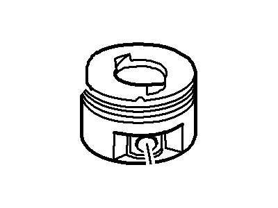 Mercury 2F1Z-6108-AA Piston And Pin Assembly