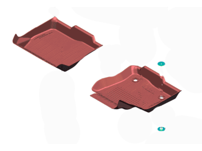 Ford KT1Z-1713086-AA Mat - Front Floor
