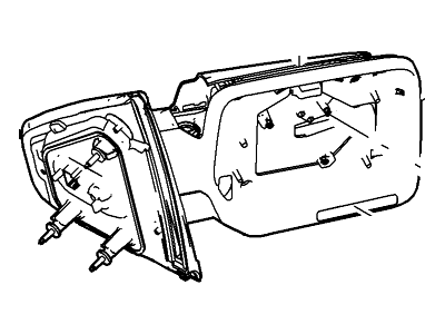 Ford BL3Z-17682-CACP Mirror Assy - Rear View Outer