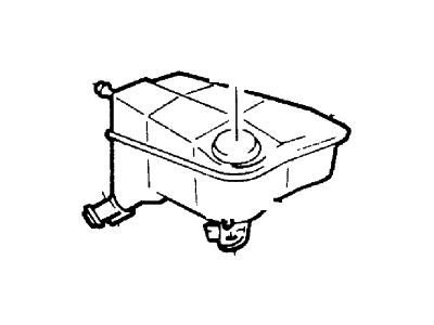 Mercury F5RZ-8A080-A Tank Assembly - Radiator