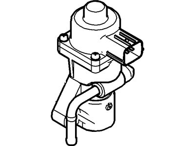 1S7Z-9D475-AA Ford Valve - Exhaust Gas Recirculation Illustration 1 of 1