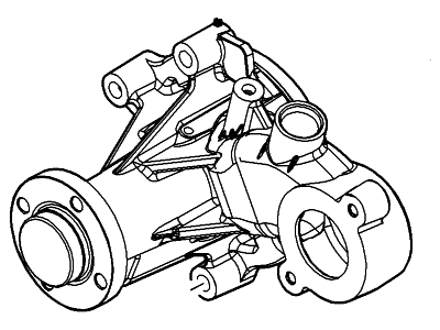 BR3Z-8501-C Ford Pump Assembly - Water Illustration 1 of 1