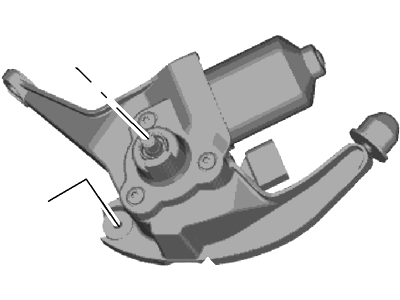 Ford DT1Z-17508-B Motor Assy - Wiper