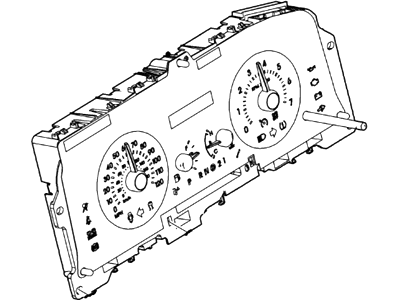 Mercury 8W3Z-10849-H Instrument Cluster