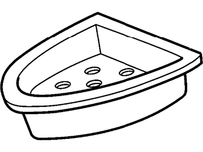 3L3Z-16115A00-AAA Ford Compartment Assembly - Rear Stowage Illustration 1 of 1