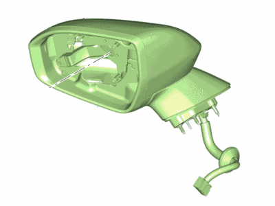 Lincoln FA1Z-17683-BCPTM Mirror Assy - Rear View Outer
