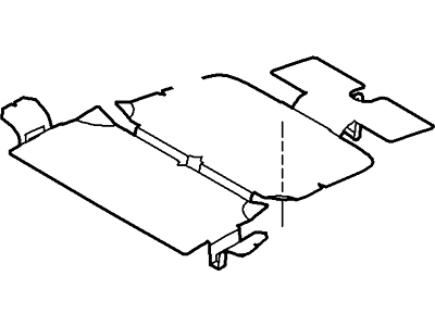 Ford EB5Z-14D696-B Element Assembly - Heating
