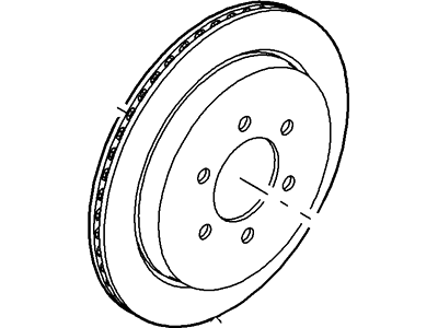 Ford AL1Z-2C026-B Disc - Brake AL1Z-2C026-B Ford Disc - Brake Illustration 1 of 1