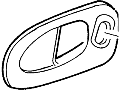 Mercury F8RZ5422635CAC Bezel - Door Inside Handle