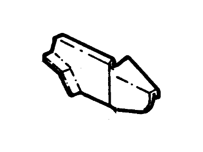Ford E9TZ10020A16A Reinforce Cowl Top Panel Side