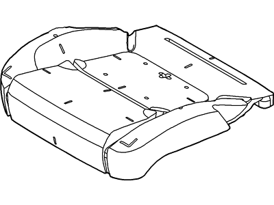 Ford BB5Z-78632A23-C Pad Assembly - Front Seat Heating BB5Z-78632A23-C Ford Pad Assembly - Front Seat Heating Illustration 1 of 1