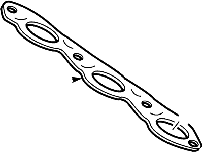 Ford XF5Z-9439-BA Manifold Gasket XF5Z-9439-BA Ford Manifold Gasket Illustration 1 of 1