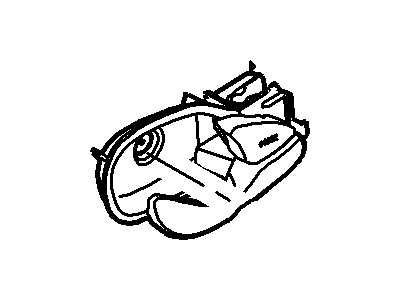 1S4Z-5422600-BA Ford Handle Assembly - Door - Inner, Passenger Side Illustration 1 of 1
