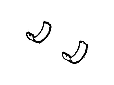 XW7Z-6D309-BA Ford Bearing - Crankshaft Main Illustration 1 of 1