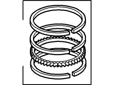 Mercury 2F3Z-6148-BA Kit - Piston Ring