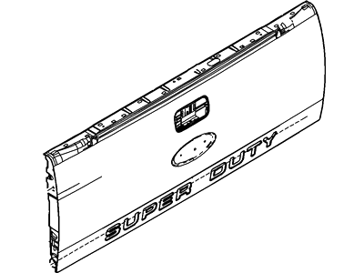 Ford BC3Z-9940700-A Tailgate Assembly BC3Z-9940700-A Ford Tailgate Assembly Illustration 1 of 1