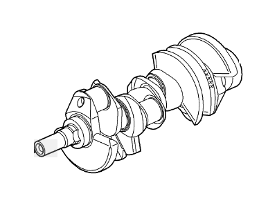 Ford 7R3Z-6303-A Crankshaft Assembly