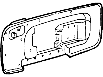 Lincoln XF3Z5406024BAB Door Assembly - Glove Compartment