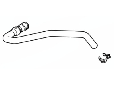 7C3Z-18472-BC Ford Hose - Heater Water Illustration 1 of 1