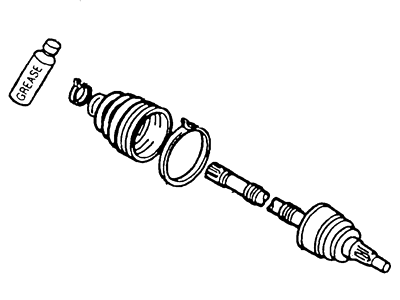 Mercury F23Z3B414E Shaft Intermediate