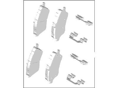 Ford AY1Z-2001-B Kit - Brake Lining AY1Z-2001-B Ford Kit - Brake Lining Illustration 1 of 1