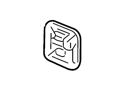 Ford F75Z78624A14CCC Retainer F75Z78624A14CCC Ford Retainer Illustration 1 of 1