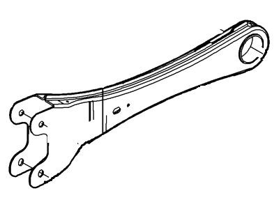 Ford 6C3Z-3A360-AB Arm - Adjustment, Driver Side 6C3Z-3A360-AB Ford Arm - Adjustment, Driver Side Illustration 1 of 1