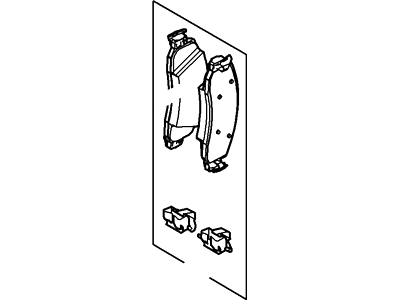 Ford 6U2Z-2V001-E Kit - Brake Lining