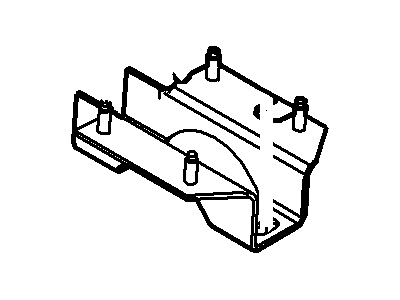 Ford 7C3Z-4831-G Plate 7C3Z-4831-G Ford Plate Illustration 1 of 1